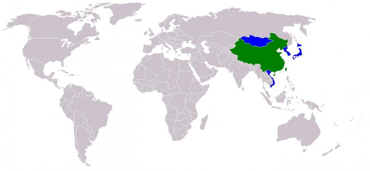 Тайвань карте в китайской версии