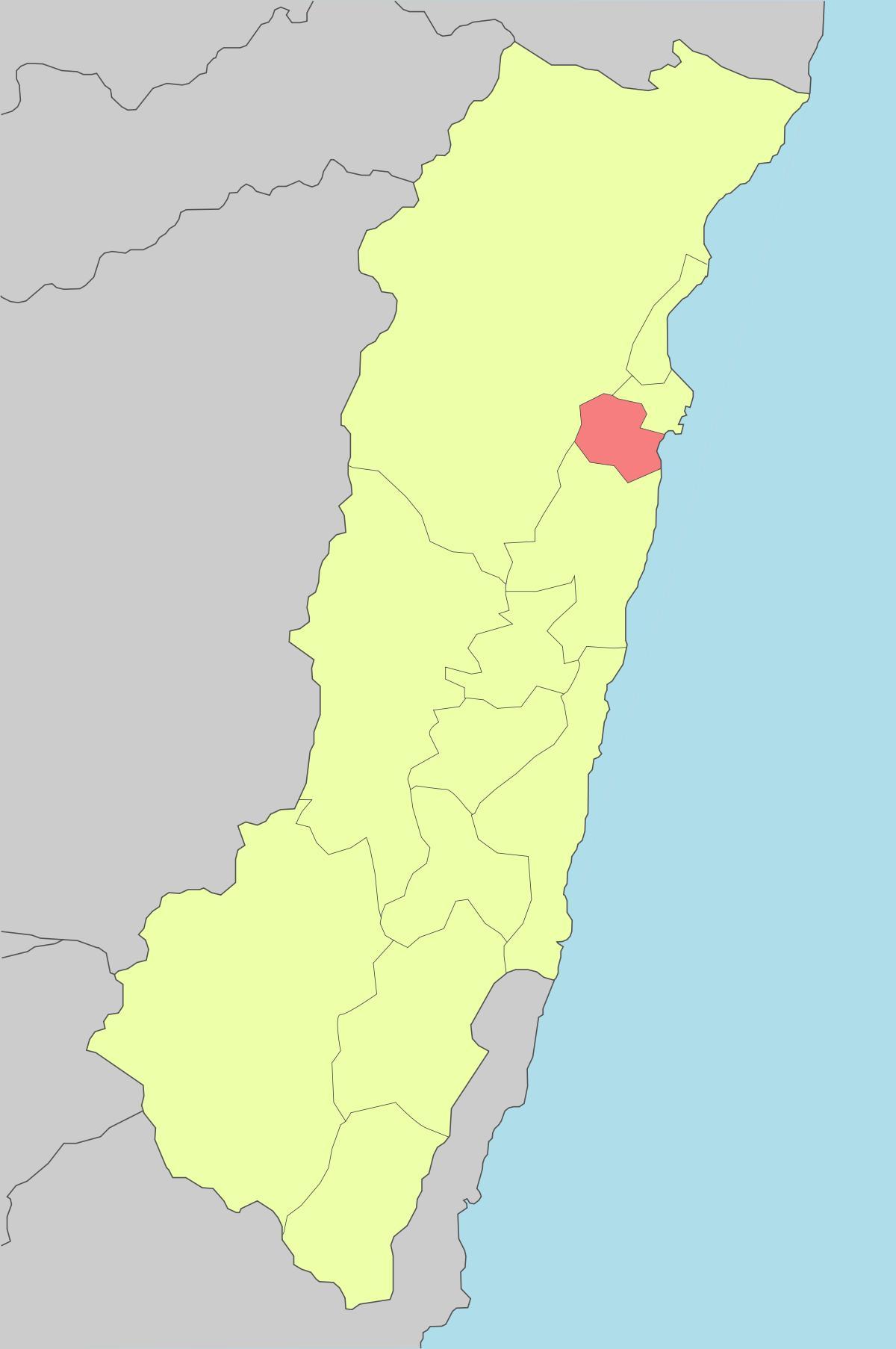 Карта хуалянь Тайвань