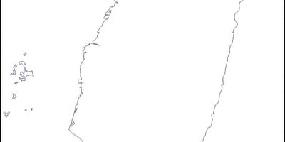 Карта Тайваня пустой